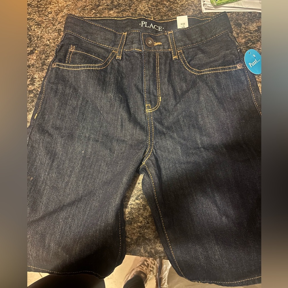 Boys Dark Denim Shorts